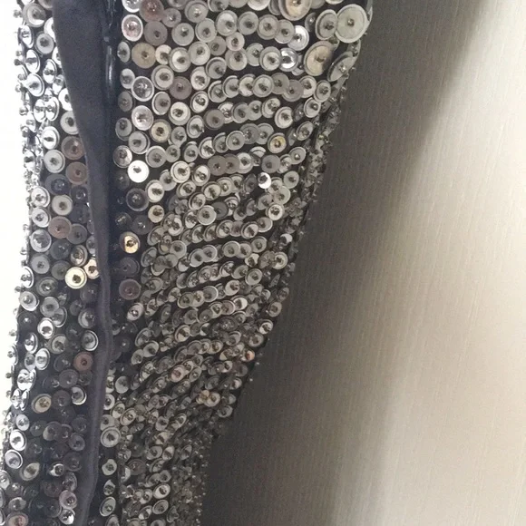 ASO Blair Waldorf Gossip Girl Valentino Sequin Silk Dress US 8 - Picture 6 of 12